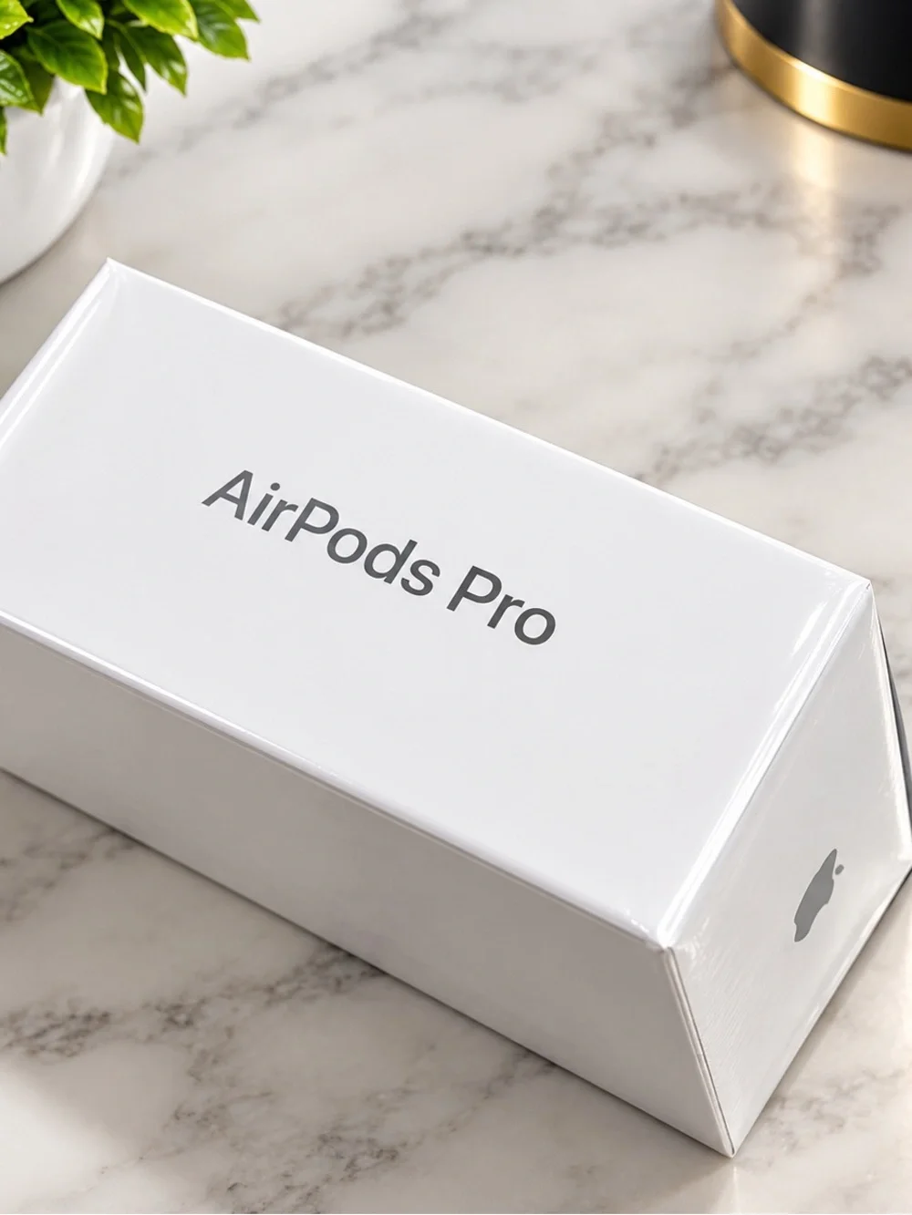 White AirPods Pro in White